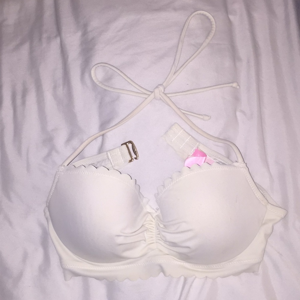 White bikini top